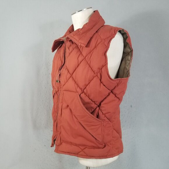 Walls blizzard-pruf puffer vest men’s xl extra large Rust orange vintage USA - Picture 6 of 12